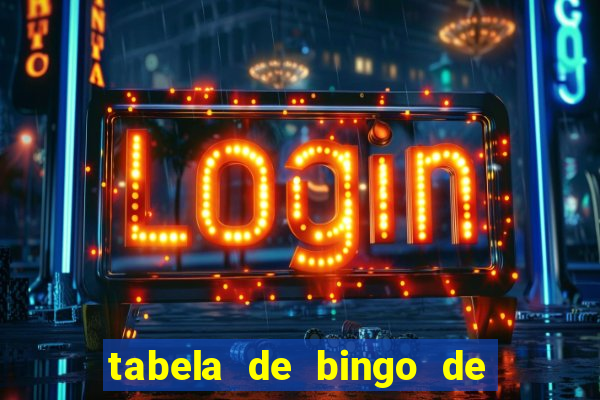 tabela de bingo de 1 a 100